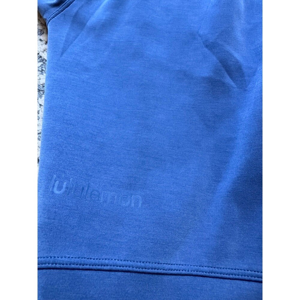 Lululemon All Yours Cropped Crew Sweatshirt Blue Size 8 - Picture 3 of 3